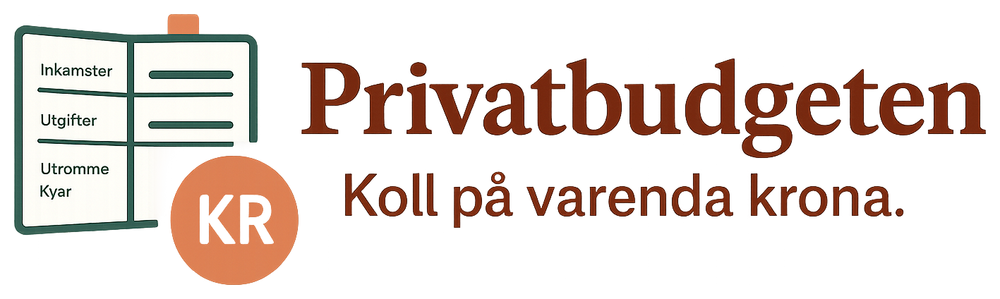 Privatbudgeten. Koll på varenda krona.